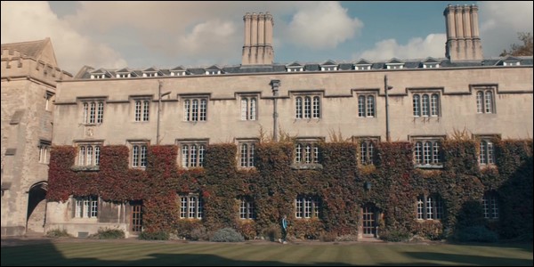 Cour intérieure du bâtiment où se trouve l'appartement de Diana à Oxford