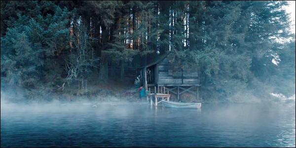 La cabane de Satu Järvinen dans une forêt finlandaise près d'un lac