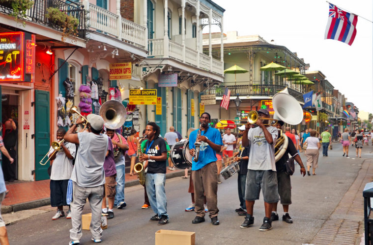 Musique dans les rues de la Nouvelle-Orléans